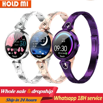 AK15 Smart Skatīties Sieviešu IP67 Waterproof smartwatch asinsspiediens, Sirdsdarbības Fitnesa Tracker Aproce 2019 Dāma Skatīties VS H8 KW10