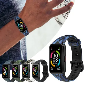 Sporta Cilpa Siksnu Huawei Band 6 Skatīties Regulējama Aproce Smartwatch Aproces Par Godu Band 6 Skatīties Smart Piederumi