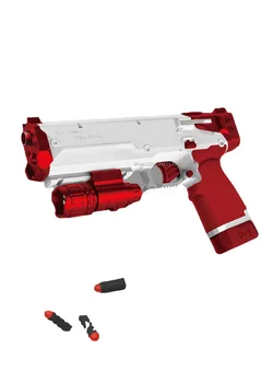 EVA mīksto lodi rotaļu pistoli pārrobežu sprāgstvielas paraugs Douyin Kuaishou YF automātiskās palaišanas sakausējuma modelis rotaļu pistoli zēns dāvanu