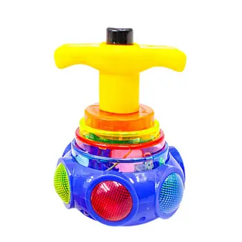 Bērnu Elektriskā Lāzera Krāsu Zibspuldzes LED Gaismas Rotaļlietas Mūzikas Žiroskopu Top Spinner Vērpšanai Klasiskās Rotaļlietas, galda Spēles Bērniem, Rotaļlietas