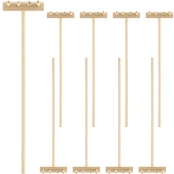 Miniatūras Kitss Miniatūras Zen Plaukts Dārza Instrumenti, Grābekļi Bambusa Smilšukastes Piederumi Push Komplekts