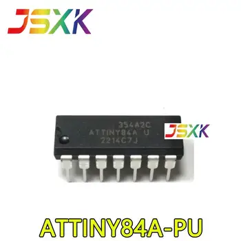 Jaunas oriģinālas ATTINY84A-PU direct plug DIP-14 8-bitu mikrokontrolieri MCU mikroshēmu (IC)