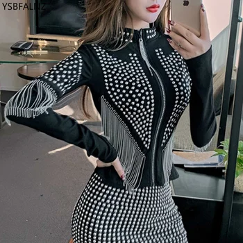 Pavasara 2023 Sexy Kniežu Pušķis Īss Mētelis Sieviešu Modes Rudenī Korejas Karstā Urbt Drēbes Spīdīgu Rāvējslēdzēju Stāvēt Jaka Ropa Mujer Jaunas