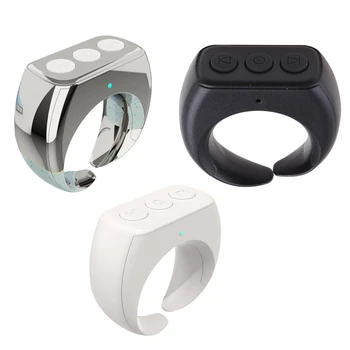 Daudzfunkcionāla Tālvadības pults Gredzenu Mobilā Tālruņa, ar Bluetooth saderīgi Pirkstu Paceļot Ierīces Mini Video Kontrolieris