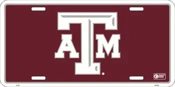 Teksasas A & M Universitātes Koleģiālo Gofrēta Metāla Jaunums Numura Zīme Frāzi Zīme 2159