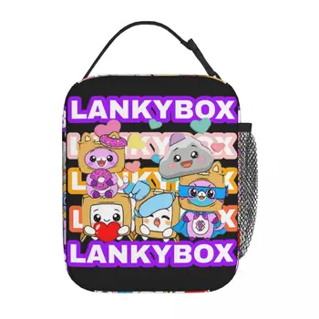 Lankybox Siltuma Izolācijas Pusdienas Somas Rocky Foxy Modelis Portatīvo Bento Lodziņā Ievadīto Vēsāks Pusdienas Kaste