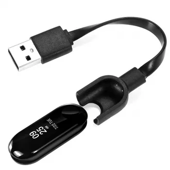 USB Lādētāja Kabeli xiaomi MI grupa 3 0,15 m Uzlādes ar USB Datu Statīvu (Dock Savietojams Mi 3 aproce