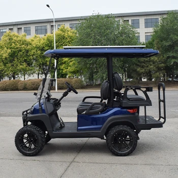 Rūpnīcas custom 24 6 sēdvietas, 12 collu riepas, litija baterijas locīšanas golfa ratiņi elektriskā golfa ratiņi 48 voltu golfa mašīnīti cenas