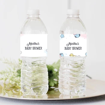 Pielāgoto Ūdens Pudeles Etiķetes Ūdens Pudeli, Iepakojumu Bērniem Dzimšanas Dienas Ballīti Apdare, Dzimšanas Dienu, Kāzu Baby Duša
