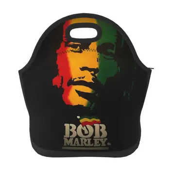 Bob Marley Neoprēna Pusdienas Kaste Atkārtoti Izolētas Pusdienas Soma Sieviešu, Vīriešu Pusdienas Kaste, lai Kempings Dāvanas