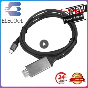 1~5GAB 1080P USB 3.1 C Tipa HDMI-saderīgam Adaptera Kabelis USB-C (Kabelis Kabelis Macbook ChromeBook Pixel HDTV TV kabelis