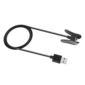 1m USB Uzlādes Kabelis, īssavienojumu Aizsardzība Smart Aproce Lādētāja Kabeli Atbalsta Datu Pārraides Garmin Vivosmart 4