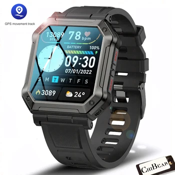 2023 Jaunu Smart Skatīties IP68 Ūdensnecaurlaidīga Sporta Skatīties Fitnesa Tracker 1.91 Collu Bluetooth Zvanu Smartwatch Vīrieši Sievietes Par Android, IOS