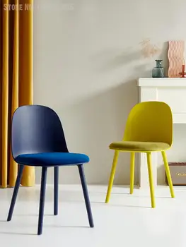 Ziemeļvalstu ēdamistabas krēsls home neto sarkanā grims, galda, krēsla radošās dizaina krēslu plastmasas mūsdienu minimālisma izkārnījumos atzveltni