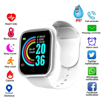 2023 Smart Skatīties Vīriešiem, Sievietēm Pilnīga skārienekrāna Sports Fitness Watch Cilvēks IP67 Waterproof Bluetooth Android, IOS Smartwatch Vīriešiem