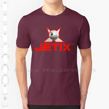 Jetix Logo Unisex Apģērbu 2023 Streetwear Iespiesti Zīmola Logotips T Krekls Grafiskais Tee