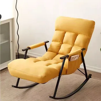 Moderns Krēsls Dzeltena Dizaina Lounge Itāļu Krēsls Ergonomisks Dzīvojamā Istaba Sillas Para Salon De Bellezs Korejas Mēbeles