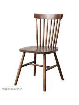Visi masīvkoka pusdienu krēsls Windsor krēslu atpakaļ, krēsla, galda, krēsla ēdamgalda krēsls mājas Ziemeļvalstu minimālisma masīvkoka krēslu