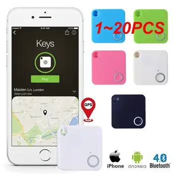 1~20PCS Jaunu Smart Key Finder Mini GPS Izsekošanas Ierīces Auto Motora Trauksmes Flīžu Seifa Atslēgas, Signalizācijas Locator Reālā Bērniem, Mājdzīvniekiem Tracker