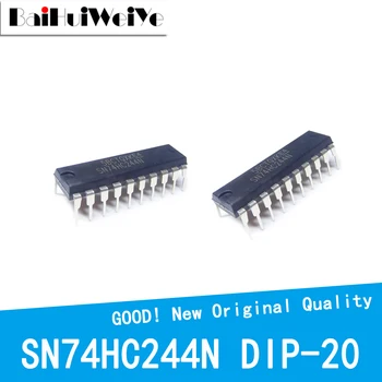 10PCS/DAUDZ SN74HC244N 74HC244N HD74HC244N 74HC244 DIP-20 Quad Darbības Pastiprinātājs Jaunus Labas Kvalitātes Chipset
