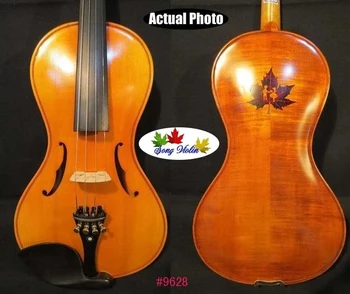 Baroka stila DZIESMU Maestro kastīšu maple leaf vijoli 4/4,jaudīgas skaņas #9628