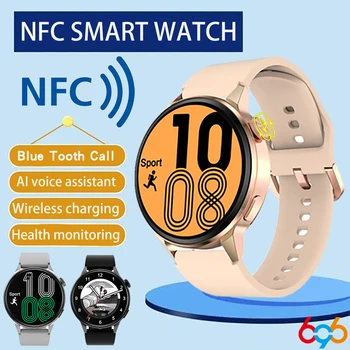 2022 Jaunā Sieviešu Zilo Zobu Zvanu Smart Skatīties AI Balss Palīgs Sports Tracker NFC Bezvadu Lādēšanas EKG Vīriešu Ūdensnecaurlaidīgs Smartwatch