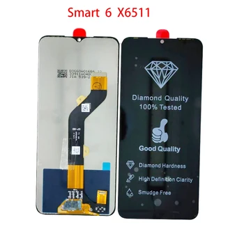 Par Infinix Smart 6 HD X6512 /X6511 Smart 6 Plus X6823 LCD Ekrānu+Touch Digitizer