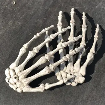 Atkārtoti Skelets Rokām Reāli Halloween Skelets Puses Rotājumi vairākkārt izmantojamus Aksesuārus, lai Haunted Mājas Zombiju Puses Terora