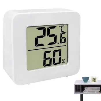 Iekštelpu Termometru, Higrometru, Istabas Termometrs ar LCD Mērītāju, kas Precīzi Mitruma Mērītājs Elektroniskā Temperatūras Un Mitruma Displejs