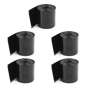 Keszoox 5gab 29.5 mm/18,5 mm Black PVC Siltuma Sarukt Caurules 2m 6.5 pēdas uz 18650 Akumulatora 18500
