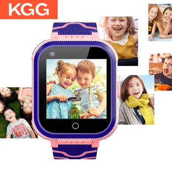 Kids Smart Watch Phone GPS WIFI LBS Atrašanās vieta IP67 Waterproof Ar Lukturīti SOS Video Zvanu 1.44 collu Zvanu Atpakaļ 720mAh Smartwatch