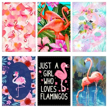 6 gab./iepak Flamingo Pastkartes, Apsveikuma Dāvana Ziemassvētku Kartītes Dzimšanas dienā, Mātes Diena Kartes Vēstuli Ietīt Kancelejas preces