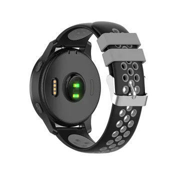 20mm Silikona Krāsu Watchband Par Garmin Priekštecis 245 645 Pulksteņu Siksniņas Vivoactive 3/Venu SQ 2 Plus Aproce Venu SQ2 Band