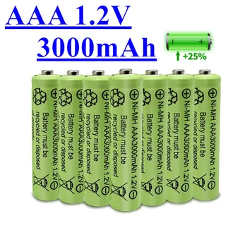 2023 lote 1,2 V 3000 mAh NI MH AAA Pirms cargado bateras recargables NI-MH recargable AAA batera para juguetes micrfono de la cmara