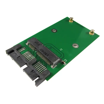 Datoru, PC MSATA Mini PCIe SSD disks 1,8 collu Micro SATA Adapteri Converter Karte