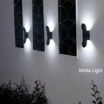 Saules Sienas lampas Āra Dinamisku Apgaismojums Ārpus Dekoratīvās IP65 Waterproof Saules Klāja Apgaismojums Dārza Žogu, Pagalmā, Terases