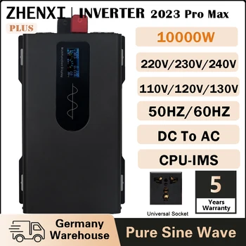 10000W WIFI Kontrolieris Pure Sine Wave Power Inverter DC to AC 12/24/48/72/96V, Lai 110/120/220/230V Sprieguma Pārveidotājs Jauda